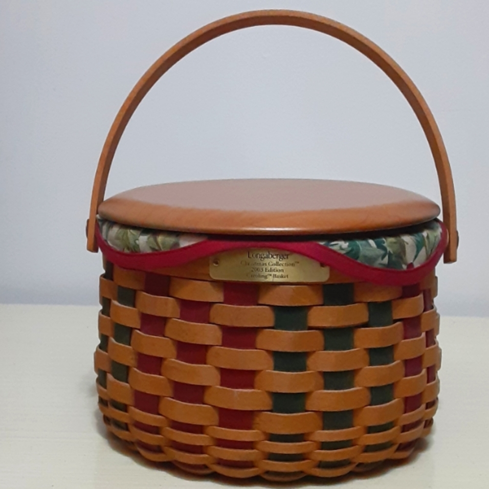 Longaberger Christmas Collection Caroling Basket 2003